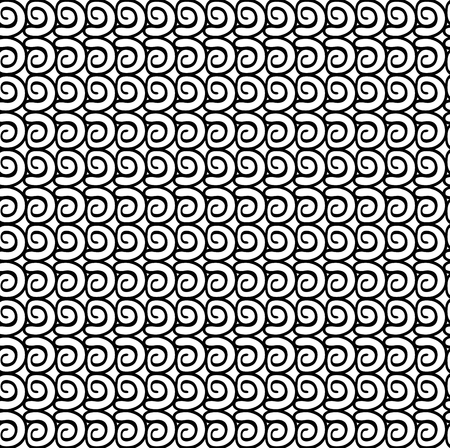 Seamless stylish texture with shells in black and white colorのイラスト素材