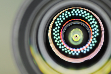Abstraction, blur lens. Macro photo