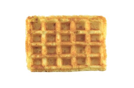 Waffle isolated on white background - Image