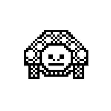 Turtle, animal vector illustration, isolated on white - Vectorのイラスト素材