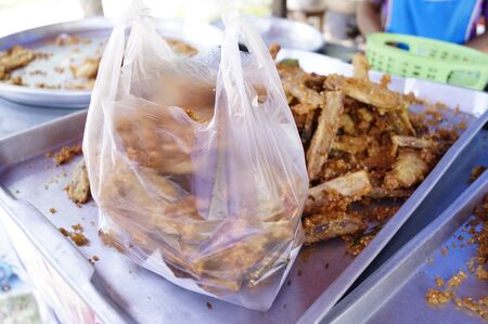 Yam friedの写真素材