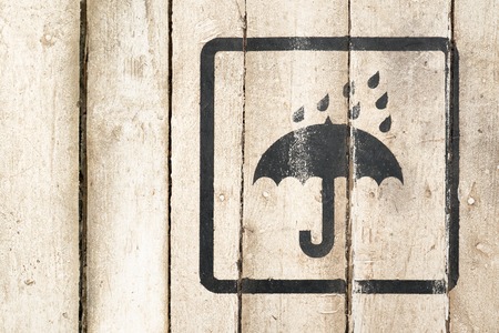 Wooden background. Country, underground, grunge, vintage style of interior. Post office background. Delivery service signs. Copy space. Rustic rural texture. Floor board. Natural style Shipping termsの写真素材