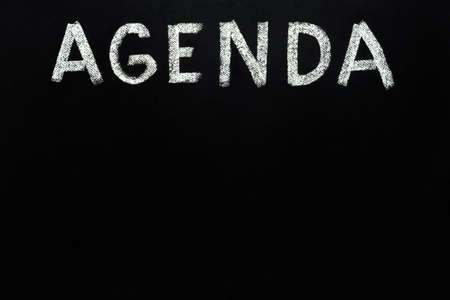 Written word today agenda background chalkboard texture background black board chalk text today school board today's agenda design black chalkboard writing today blackboard text board template blackの写真素材