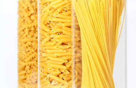 Pasta in a jarの写真素材
