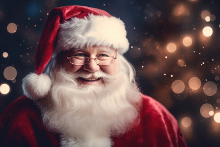 Portrait of santa claus.の素材