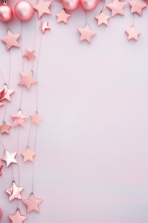 Christmas decorations and balls, holiday background.の写真素材