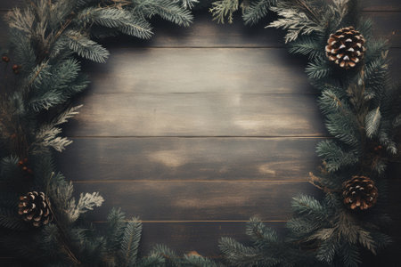 Christmas background with copy space.