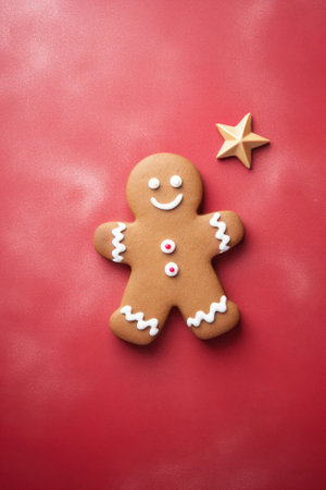 Merry Christmas background, xmas festive decoratons winter holidays, happy new year.