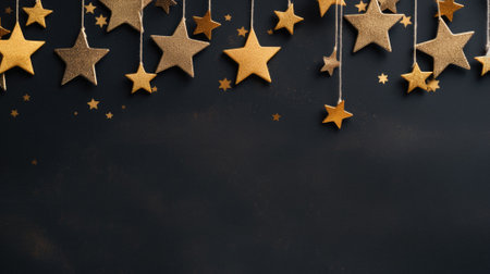 Christmas decorations and balls, holiday background.の素材