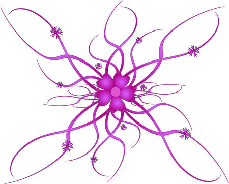 colorful floral backgroundのイラスト素材