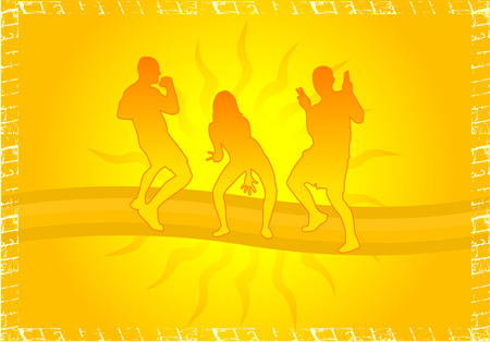 Solar abstractionのイラスト素材