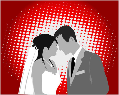 Married Couple,color - workのイラスト素材