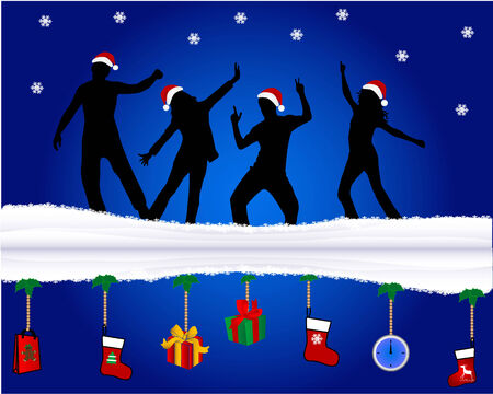 Christmas backgroundのイラスト素材