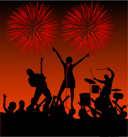 Christmas partyのイラスト素材