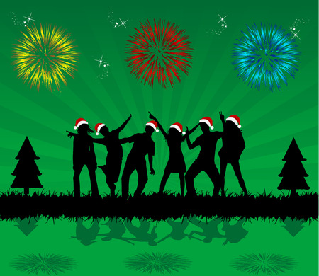  Christmas  Celebration,  illustrationのイラスト素材