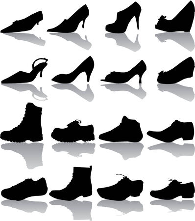 boots (man , women) のイラスト素材