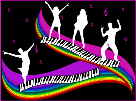 Abstarct Fun , vector workのイラスト素材