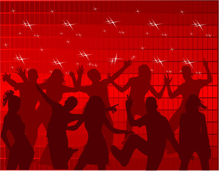 Dancing Peopleのイラスト素材