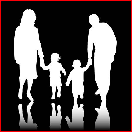 Ideal family , Vector workのイラスト素材