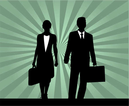 illustration of business peopleのイラスト素材