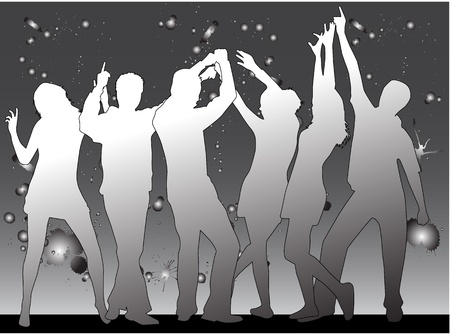 party peopleのイラスト素材