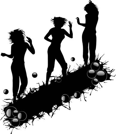 Beautiful girls のイラスト素材