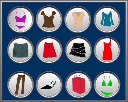 Collection For a Women のイラスト素材