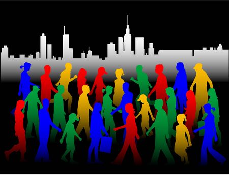 City Life , vectors workのイラスト素材