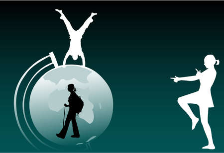 Travel Illustartionのイラスト素材