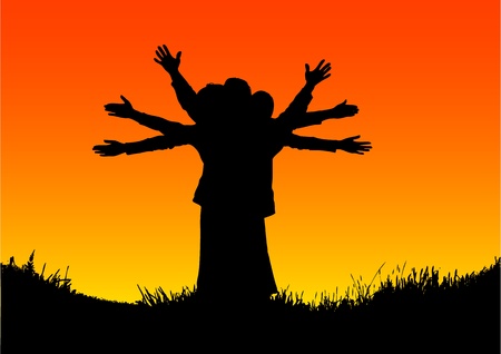 Fun on nature , vectors workのイラスト素材