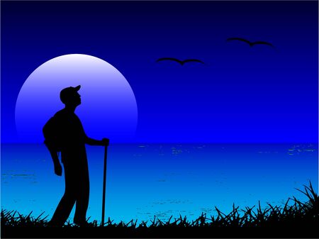 vening View - Travel のイラスト素材