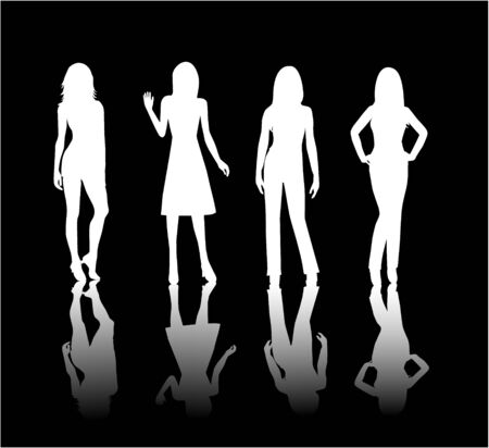 Models のイラスト素材