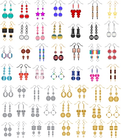 earringsのイラスト素材