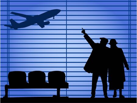 Senior Couple のイラスト素材