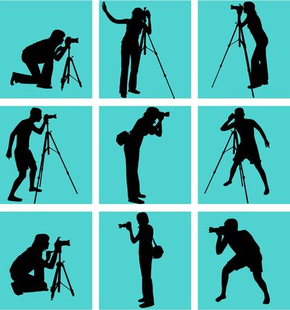 photographer のイラスト素材