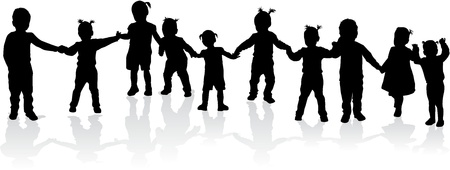 group of childrenのイラスト素材