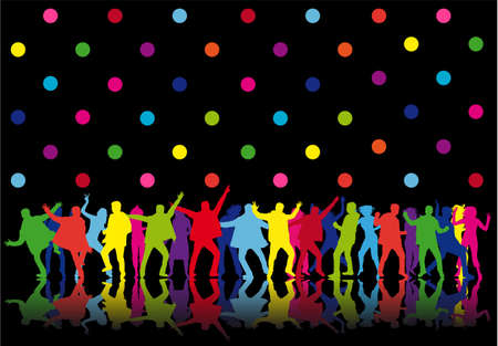 Party People Dancingのイラスト素材