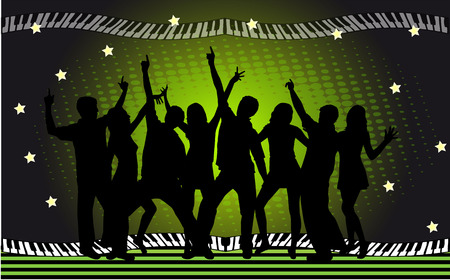 Party People Dancingのイラスト素材