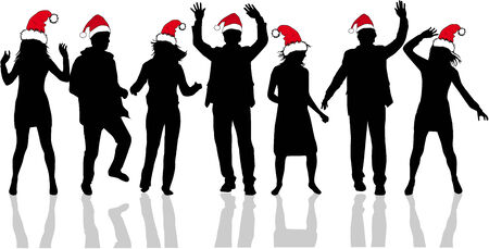 Christmas Partyのイラスト素材