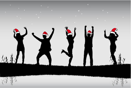 Christmas Partyのイラスト素材