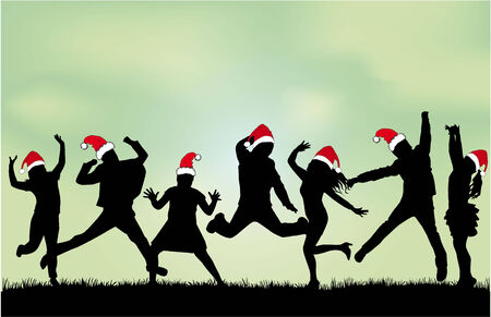 Christmas Partyのイラスト素材