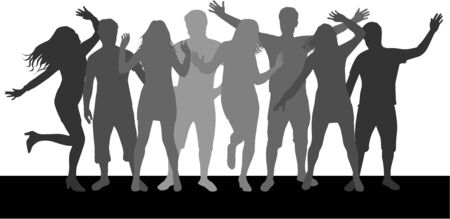 party peopleのイラスト素材