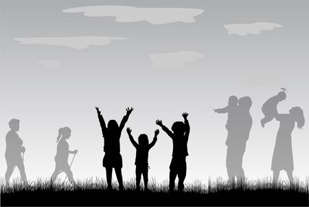 Group of peopleのイラスト素材