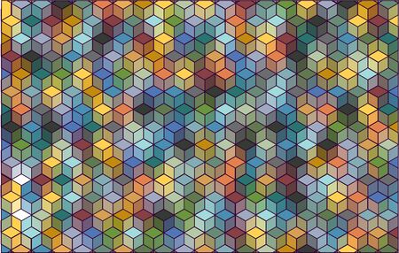 Abstract background with cubes.