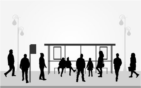 Street of the city .のイラスト素材