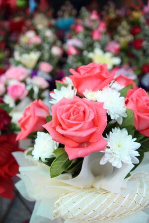 bouquet of rosesの写真素材