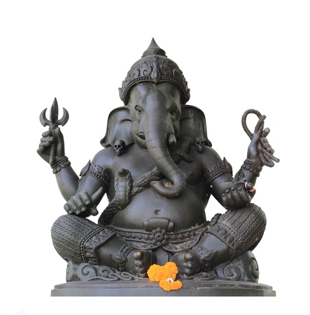 Ganesh icon isolation の写真素材