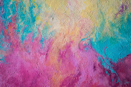 painted wall. colors on canvas. Multicolored concrete wallpaper on background