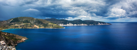 Kefalonian seascape before the storm