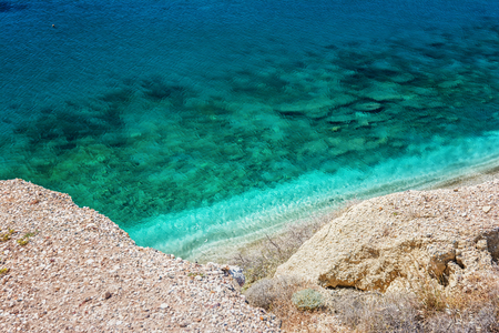 Paleochori beach,  Milos Greeceの写真素材